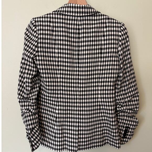Veronica Beard Caldwell Dickey Gingham Blazer, Size 2 New with Tag - Picture 6 of 9